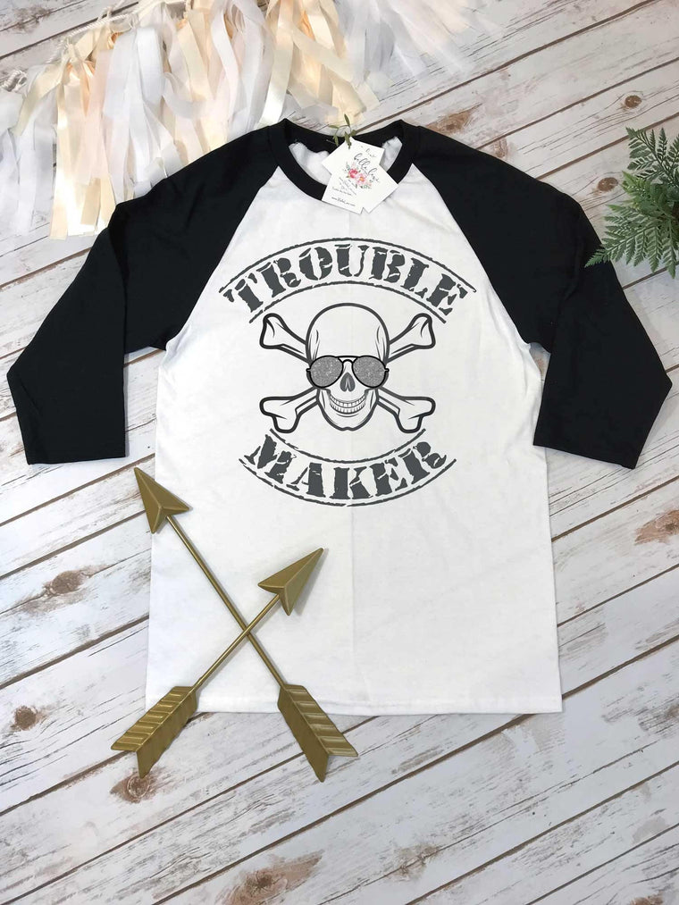 Mommy and Me Shirts, Trouble Maker, Cool Mom Gift, Mommy and Me Outfits, Family Shirts, Mom and Daughter, Mom and Son Shirt, Mom of boys
