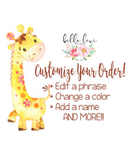 Add On Item to Customize Any of our Existing Designs, Custom Baby Gift, Custom Mommy Gift, Custom Name Shirt, Custom Name Gift, Custom Gift