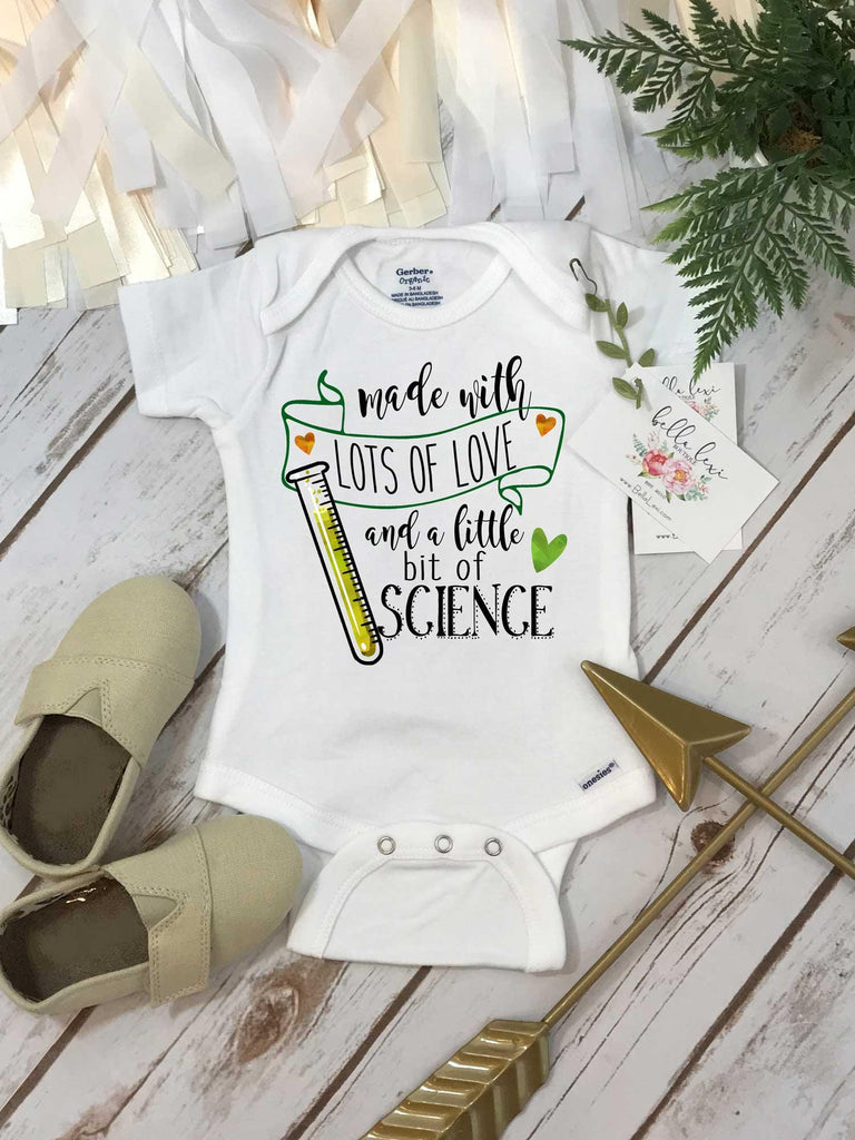 IVF Baby, Made with Love and Science, Some Things are Worth the Wait, Pregnancy Announcement, IVF Gift,Pregnancy Reveal, IVF baby Onesie®