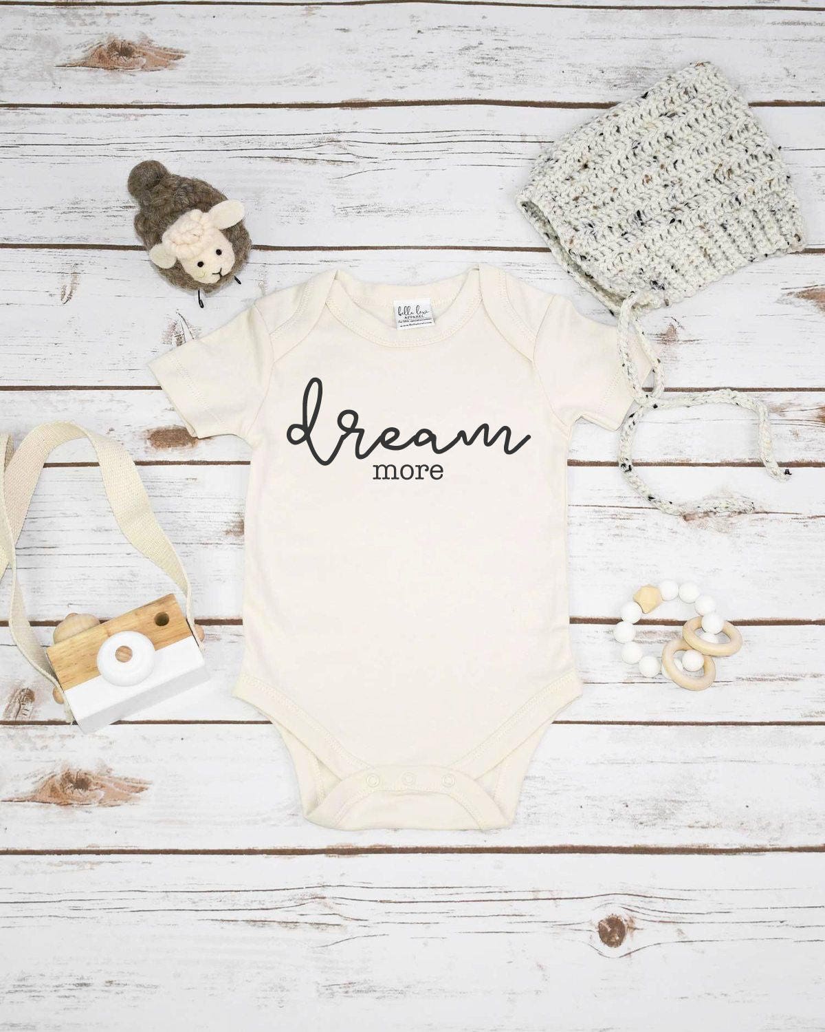 Organic Baby Gift, DREAM MORE, Organic Baby Clothes, Baby Shower Gift, Organic Baby Gifts, Organic Baby, Organic Bodysuit, Organic Mom Gift