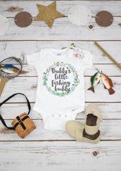 Baby Girl Gift, Daddy's Fishing Buddy, Fishing Onesie®, Fishing Child Shirt, Baby Shower Gift, Fishing Romper, Fishing bodysuit, Fishing Dad