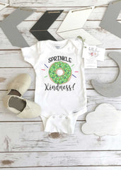 Donut shirt, Sprinkle Kindness, Baby Shower Gift, Donut Onesie®, Funny Baby Gift, Cute Baby Gift, Donut Party, Donut Theme, Baby Shower Idea