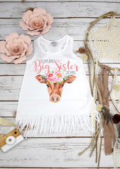 Promoted to Big Sister, Big Sister Dress, Future Big Sister, Pregnancy Reveal, Baby Announcement, Big Sister Reveal, Big Sister Surprise,