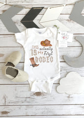 My First Rodeo, Cowboy Onesie®, Boy Country Romper, Western Boy Romper, Rodeo shirt, Baby Shower Gift, Western shirt, Country Baby Gift