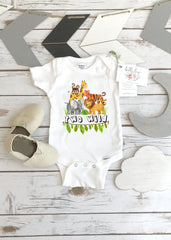 Safari Birthday Shirt, Jungle Birthday, 2nd Birthday shirt, Safari Party, Zoo Party, Animal Party Shirt, TWO WILD, Zoo Birthday set, Monkey