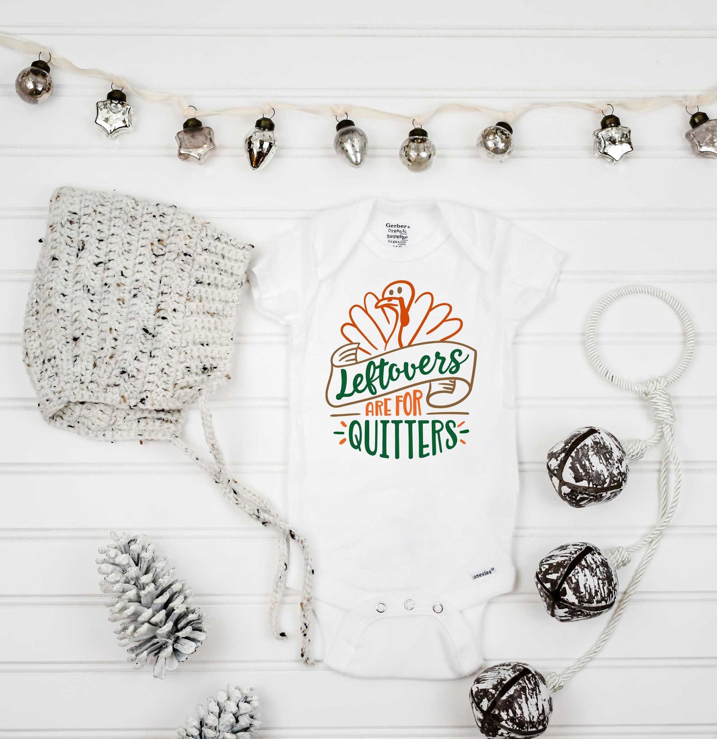 Thanksgiving Onesie®, Leftovers are for Quitters, First Thanksgiving, Baby Girl Gift, Newborn Girl Gift, Thanksgiving Shirts, Turkey Shirt