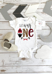 Half Birthday Shirt, Lumberjack Birthday, Half 1st Birthday shirt, Buffalo Plaid Party, Lumberjack Party, Woodland Party, Wild One Birthday