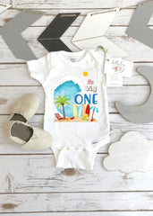 First Birthday Onesie®, Under the Sea Party, Surf Birthday, 1st Birthday, The Big One, Ocean Party, Wave Birthday, Beach birthday,Wave Party