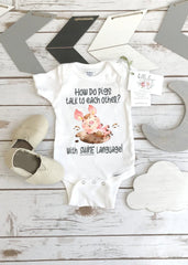 Baby Shower Gift, Funny Baby Romper, Newborn Farm Infant, Pig Onesie®, Cute Baby Shirt, Nephew Gift, Farm Baby, Cute Baby Gift, Farm Help