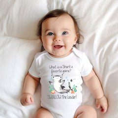 Funny Baby Gift, Dad Jokes Baby Gift, Shark Onesie®, Baby Shower Gift, Cute Baby Shirt, Nephew Gift, Oneder, Cute Baby Gift, under the sea