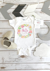 Newborn Onesie®, Baby Shower Gift, New Here, Special Gift, Rainbow Shower Gift, Baby Girl Gift, Rainbow Baby Gift, Baby girl Gift, Niece set