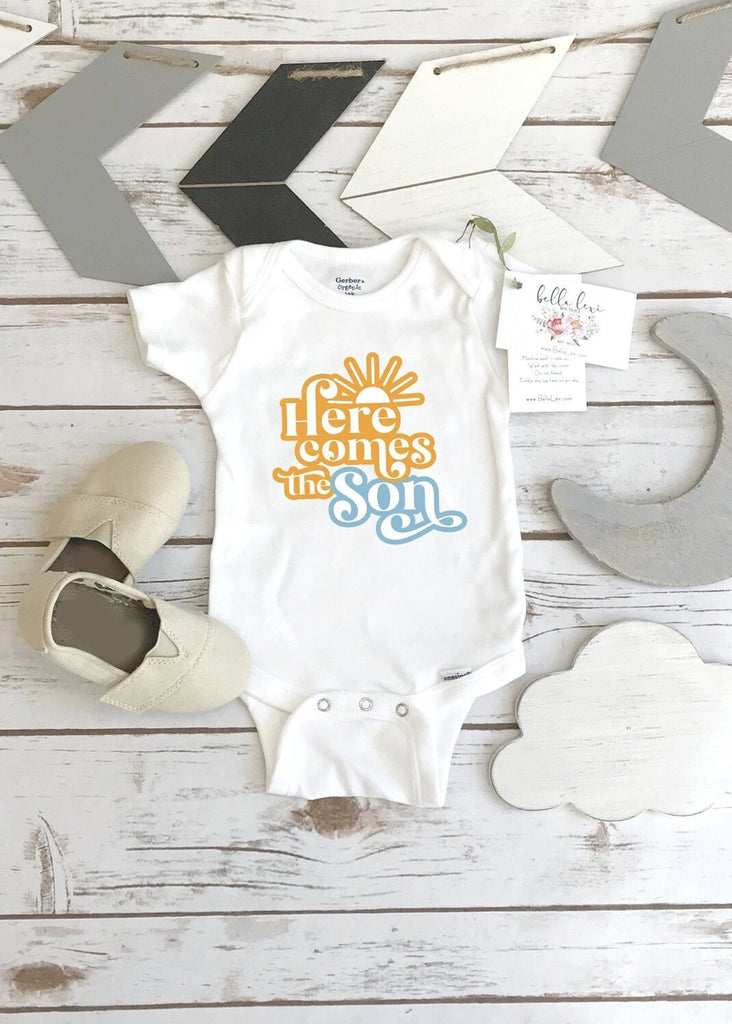 Baby Boy Reveal, Here Comes the Son, Baby Shower, Retro Baby, Pregnancy Reveal, Gender Reveal Theme, Baby Announcement, Brother Reveal
