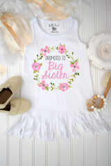Promoted to Big Sister Onesie | Pregnancy Announcement, Sibling Reveal
