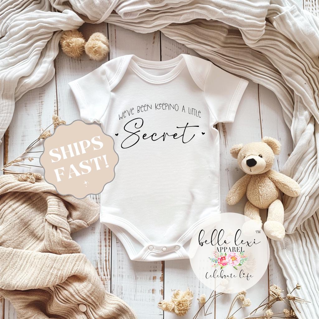 Pregnancy Announcement - We've Been Keeping a Little Secret - Baby Reveal Outfit - New Baby Announce - Revealing Pregnance