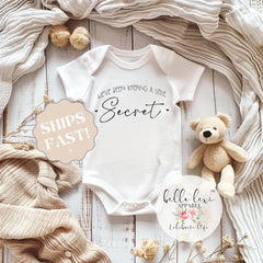 Pregnancy Announcement - We've Been Keeping a Little Secret - Baby Reveal Outfit - New Baby Announce - Revealing Pregnance
