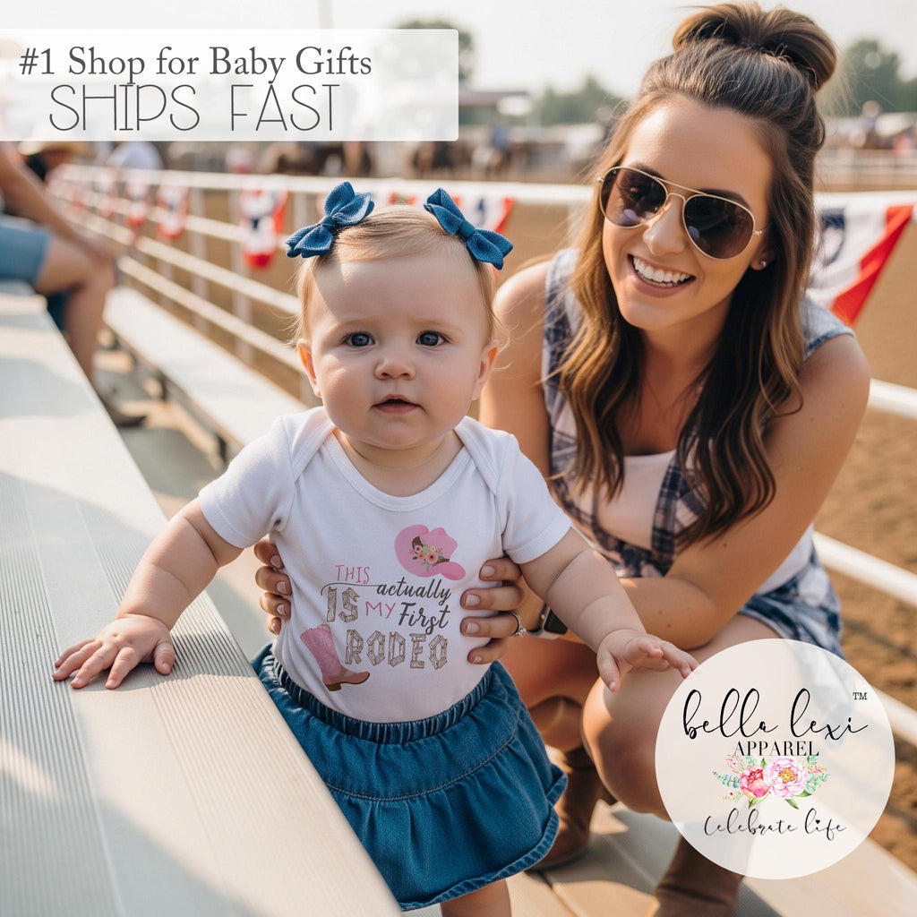 Cowgirl Onesie®, First Rodeo, Country Baby, 1st Birthday, Rodeo shirt, Baby Shower Gift, Cowgirl Party, Country Baby Gift, Rodeo, Cowboy