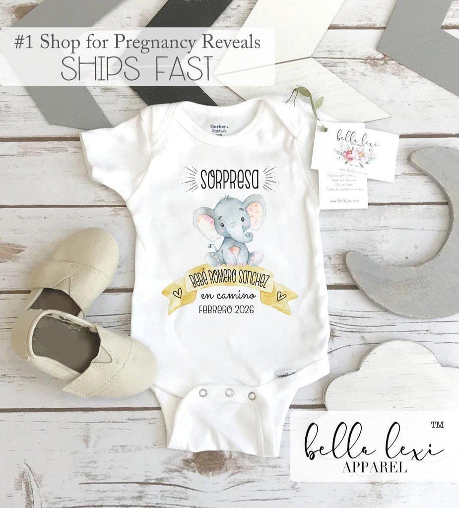 Spanish Pregnancy Reveal, Abuelitos, Baby Gift to Grandparents, Bebe en Camino, Cute Baby Gift, Spanish Baby Reveal to Parents,Abuela Abuelo