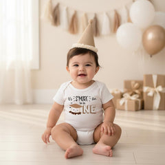 S'mores 1st Birthday Outfit - It's S'more Fun to Be One Bodysuit - Baby Camping Birthday Shirt - First Birthday Outfit for Boys & Girls