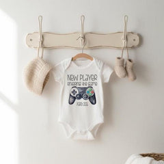 Gamer Onesie®, Pregnancy Reveal, Gamer Dad, Baby Announcement, Gaming Daddy shirt, Player Has Entered The Game, Player 3 Bodysuit,Game Baby