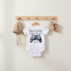 Gamer Onesie®, Pregnancy Reveal, Gamer Dad, Baby Announcement, Gaming Daddy shirt, Player Has Entered The Game, Player 3 Bodysuit,Game Baby