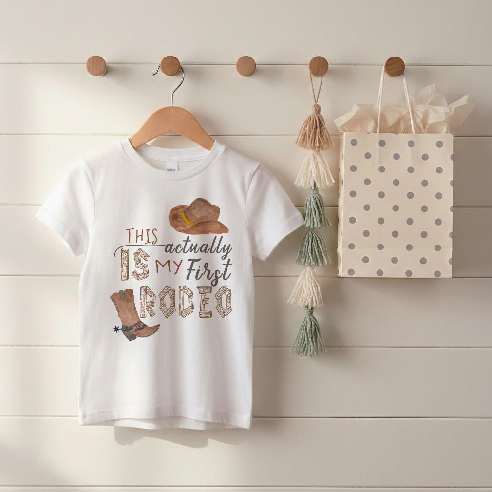 My First Rodeo, Cowboy Onesie®, Boy Country Romper, Western Boy Romper, Rodeo shirt, Baby Shower Gift, Western shirt, Country Baby Gift