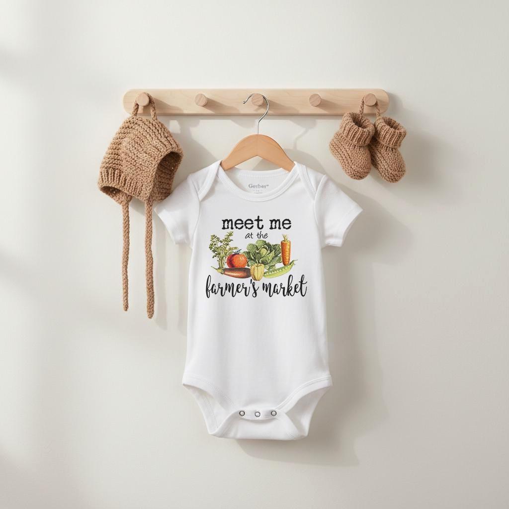 Baby Shower Gift, Farmer's Market, Country Baby, Farm shirt, Organic, Farm Onesie®, Farm Baby Gift, Cute Baby Clothes, Farm Theme, Farm baby