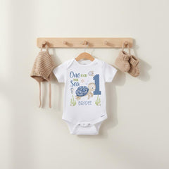 Oneder the Sea First Birthday Onesie®, Under the Sea Party, Turtle Birthday, 1st Birthday, O'Fishally One, Ocean Party, Fish Birthday