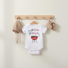Dad Onesie®, Father Gift from Baby, Father's Day Gift, Cute Baby Gift, Baby Shower Gift, BBQ Shirt,Grillin Daddy, BBQ Gift, Pregnancy Reveal