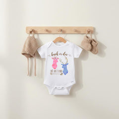 Gender Reveal, Buck or Doe, Pregnancy Reveal, Gender Reveal Theme, Baby Announcement, Baby Reveal, Big Sister, Big Brother, Baby Shower Deer