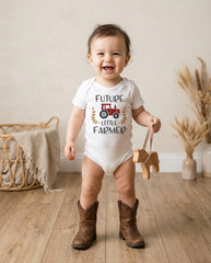 Pregnancy Announcement, Future Little Farmer, Baby Shower Gift, Country Baby Coming, Baby Reveal, Pregnancy Reveal, Baby Announcement, RED