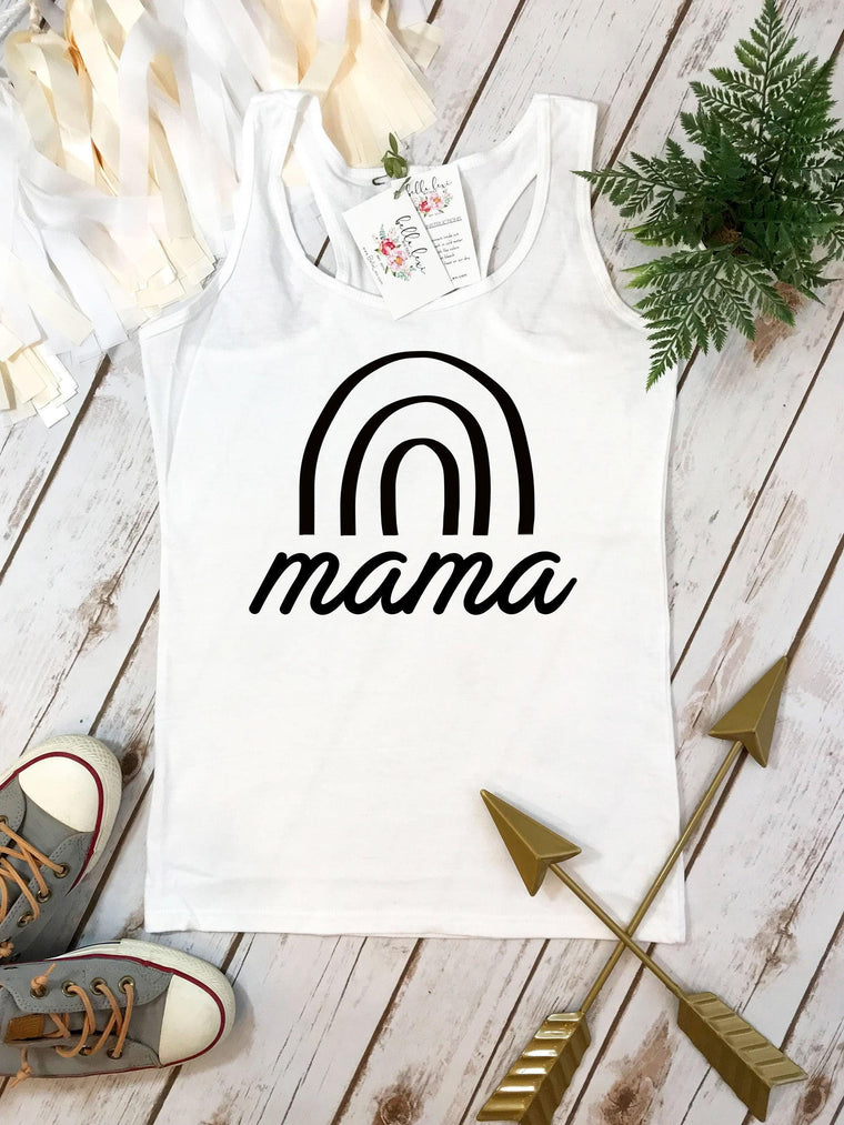 Rainbow Mama Shirt, Rainbow Baby Shower Gift, New Mom Gift