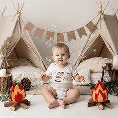 S'mores 1st Birthday Outfit - It's S'more Fun to Be One Bodysuit - Baby Camping Birthday Shirt - First Birthday Outfit for Boys & Girls