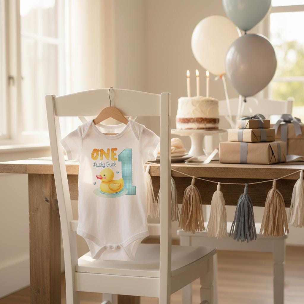 One Lucky Duck First Birthday, Rubber Ducky Party, Splish Splash Theme