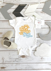 Boy Gender Reveal | Here Comes The Son | Sunshine Baby Shower Gift