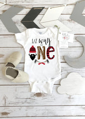 Half Birthday Shirt, Lumberjack Birthday, Half 1st Birthday shirt, Buffalo Plaid Party, Lumberjack Party, Woodland Party, Wild One Birthday