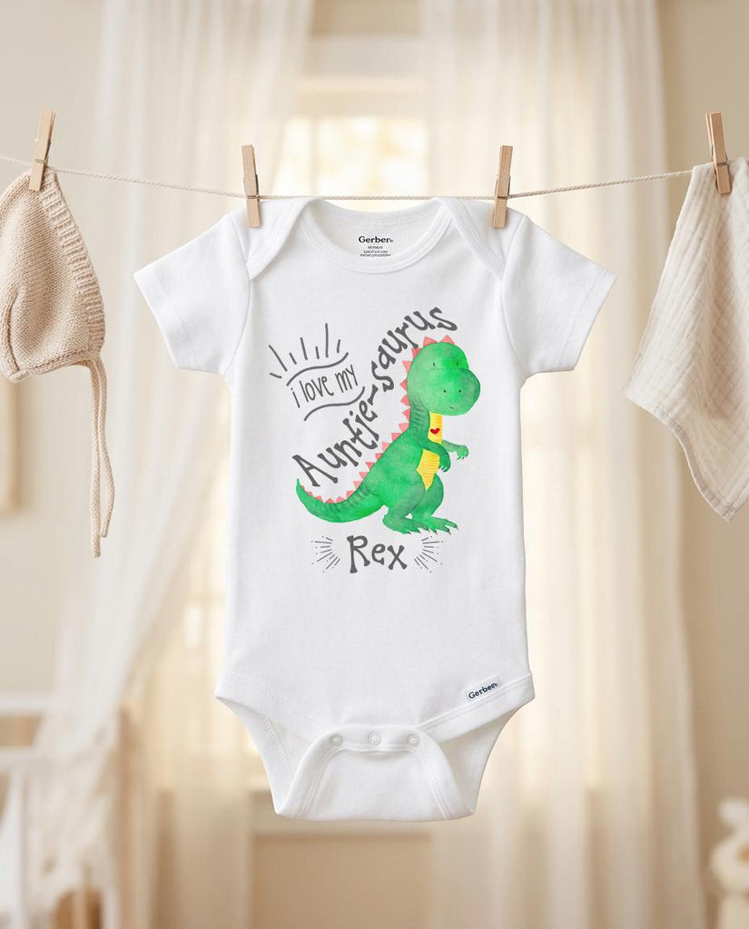 Aunt Onesie®, AuntieSaurus Rex, Aunt Gift, Aunt Baby Bodysuit, Funny Baby shirt, Auntie shirt, Nephew Gift, Cute Baby Clothes,Cute Baby Gift