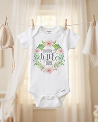 Daddy's Little Girl, Baby Girl Gift, Daddy Onesie, Newborn Girl Outfit, Niece Gift