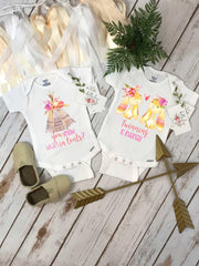 Twin Birthday Matching Outfits — Twins Baby Shower Gift — Twinning Onesie Set