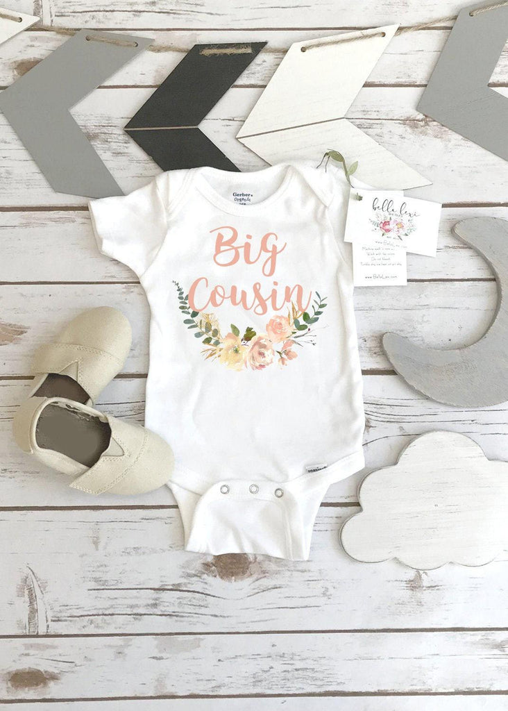 Big Cousin Shirt, Big Cousin Bodysuit, Cousin Sibling Gift