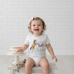 Horse Birthday Outfit, TWO Wild Boho, Second Birthday, Horse Party, Pony Birthday, Pony Party, 2nd Birthday, Barn Birthday