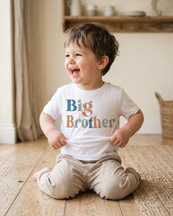 Big Brother Big Sister Matching Sibling Shirts, Family Gift Set