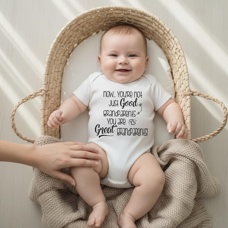 Great Grandparents Bodysuit, Family Gift for Grandma and Grandpa