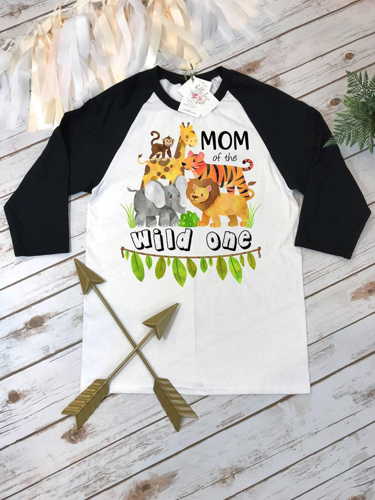 Mommy of the Wild One Safari Birthday Shirt, Mommy and Me Outfit