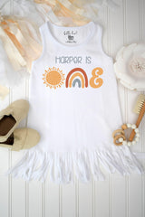 First Trip Around the Sun Onesie®, Sun Birthday, Sun party, One Trip Around the Sun, Minimalist Party, Rainbow Birthday, First Birthday Set