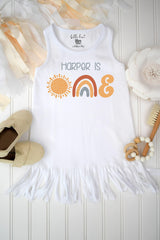 First Trip Around the Sun Onesie®, Sun Birthday, Sun party, One Trip Around the Sun, Minimalist Party, Rainbow Birthday, First Birthday Set