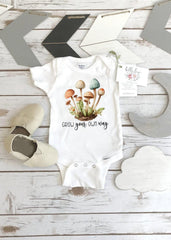 Grow Your Own Way Mushroom Bodysuit