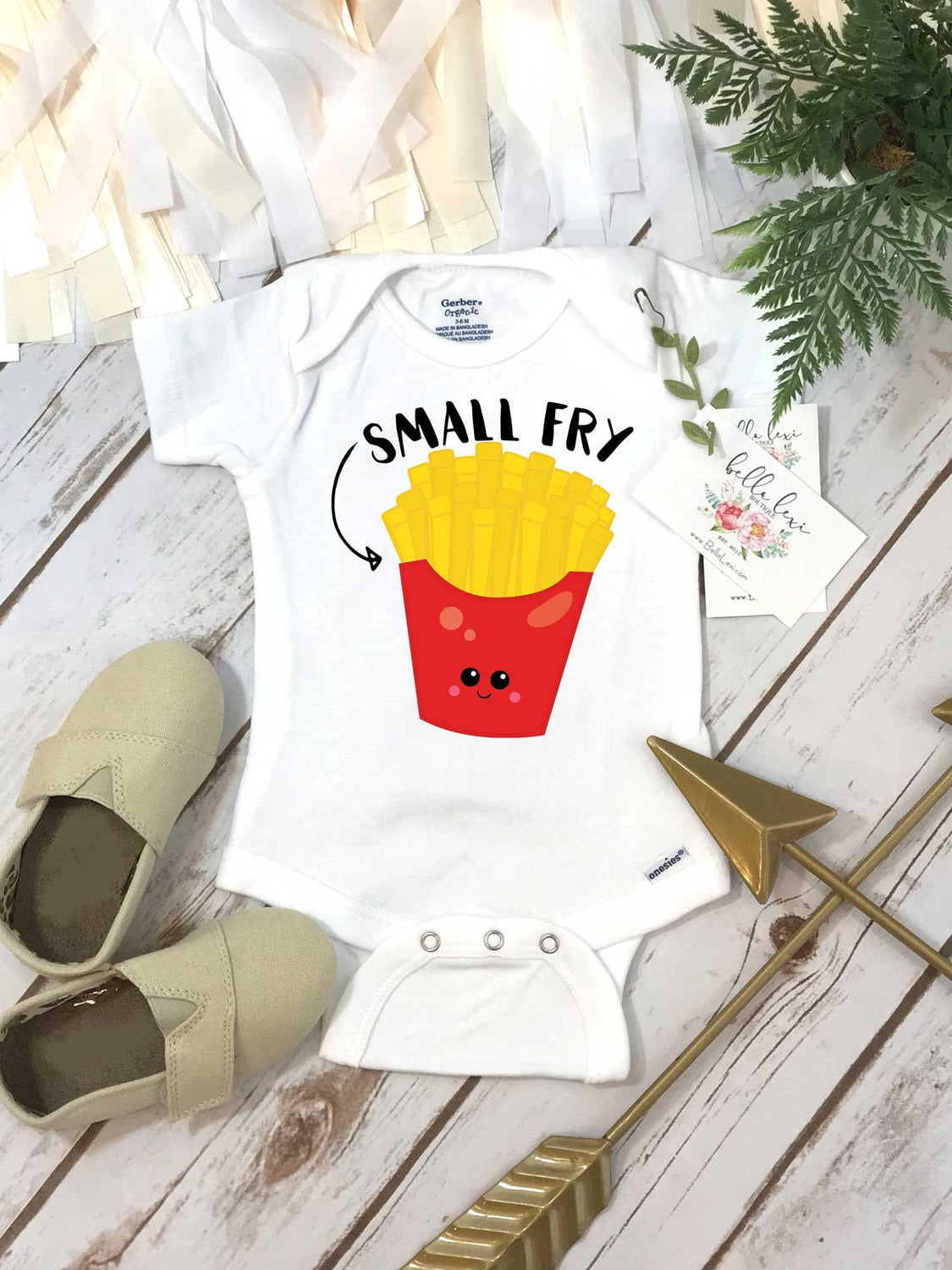 Small Fry Bodysuit, Fries Theme