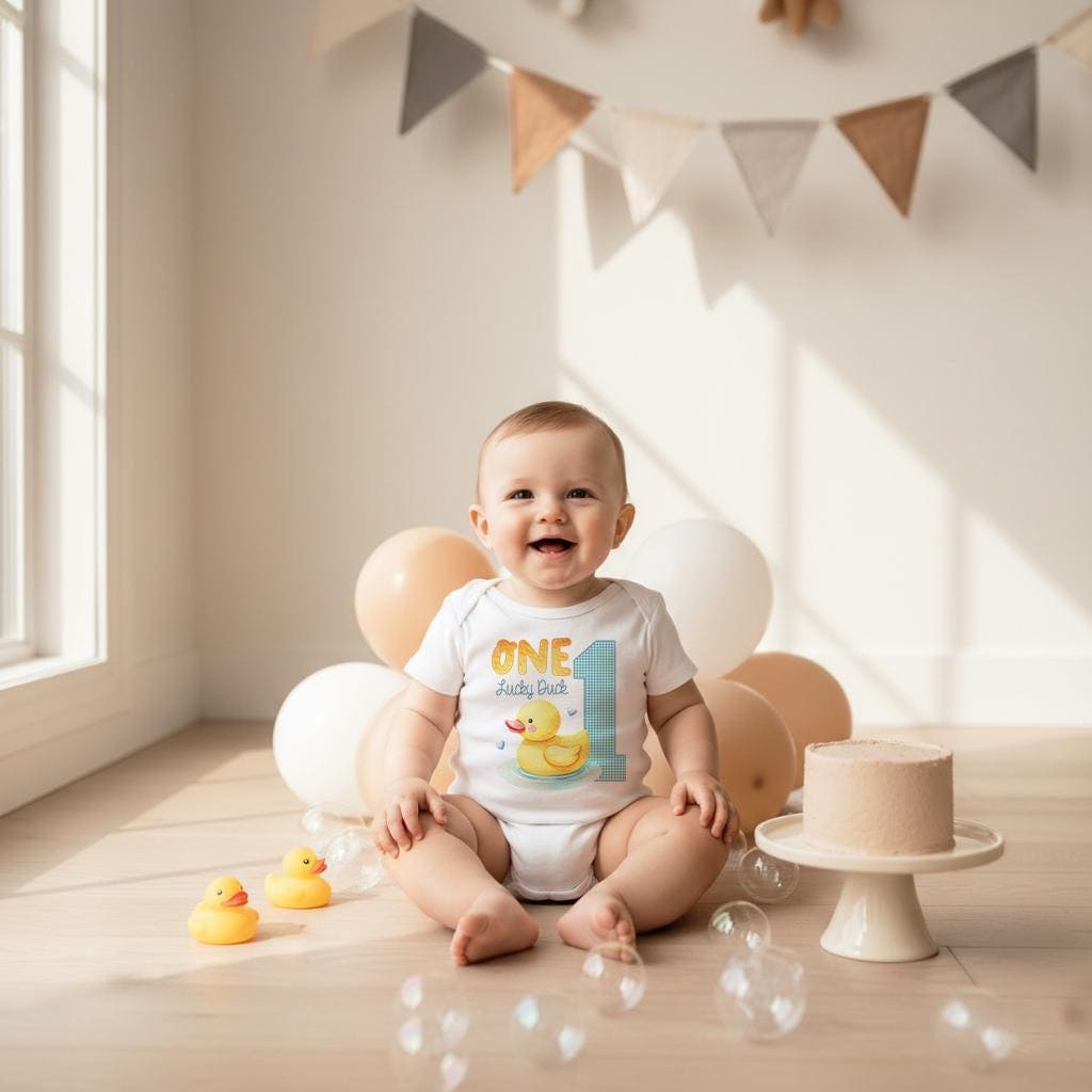 One Lucky Duck First Birthday, Rubber Ducky Party, Splish Splash Theme