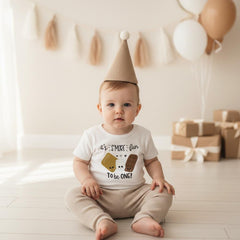 S'more Fun to be ONE Onesie®, Camping Birthday Shirt, First Birthday Romper