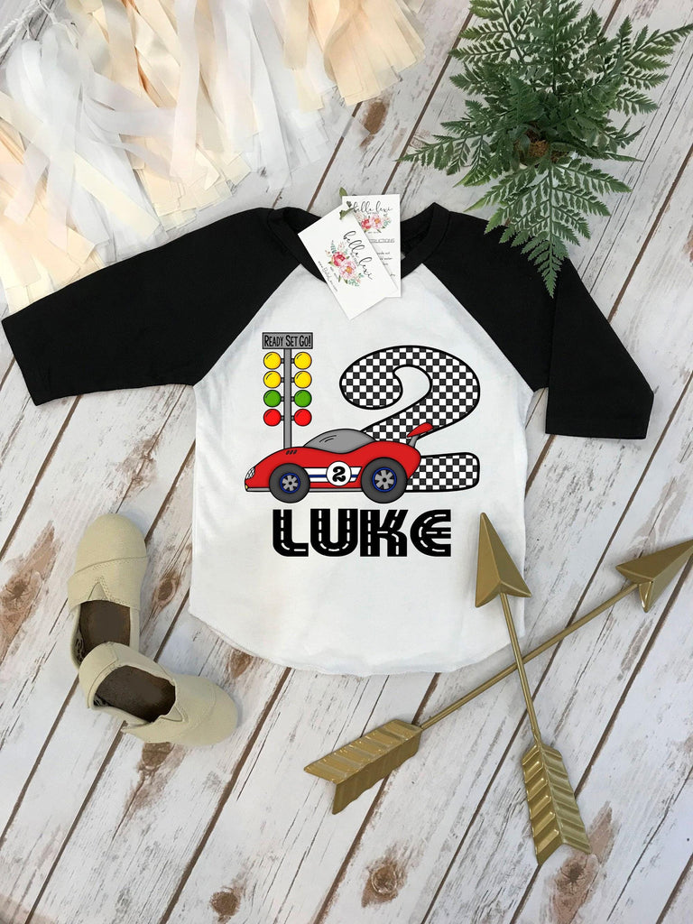 Race Car Party, Start your Engines, Racecar Birthday, 2nd Birthday, Two Fast Party, Racing Party Theme, Car Birthday Shirt